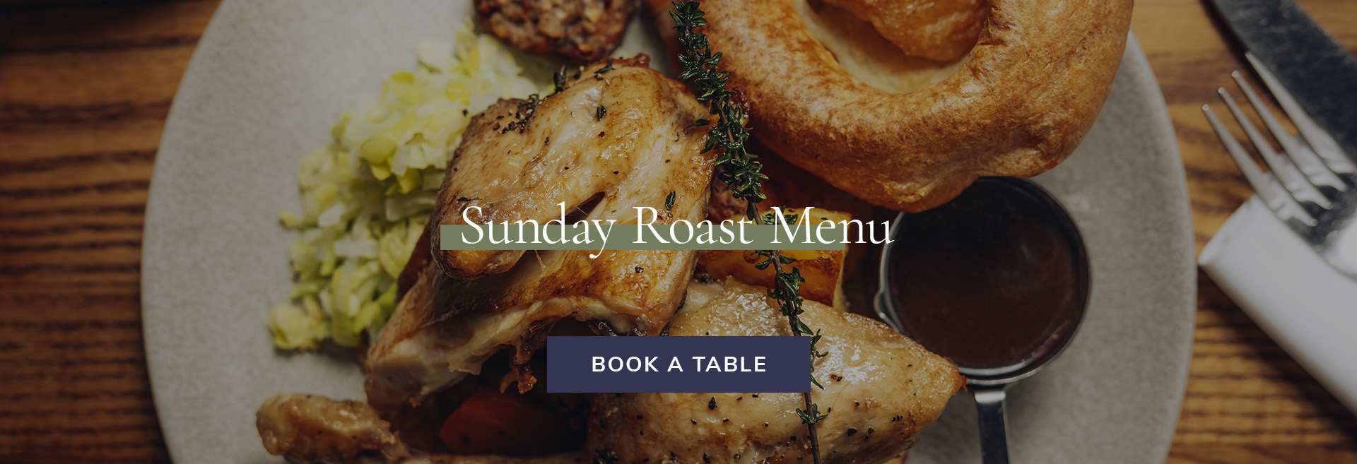 Sunday Menu at The Drayton Arms